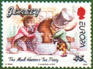 Lewis Carroll - postzegel